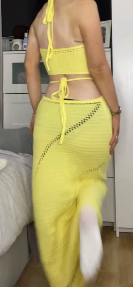 Arabella Knit Halter-neck Maxi Dress