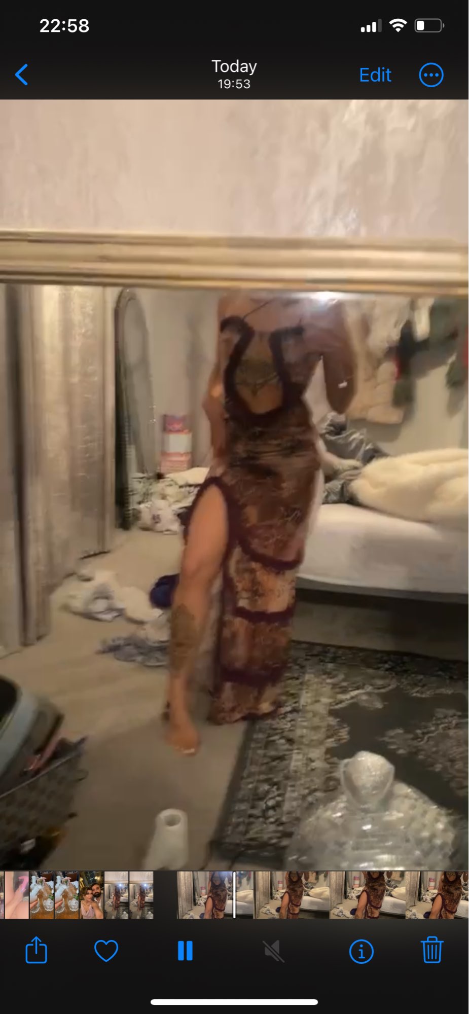 Fantasy Side Split Dress